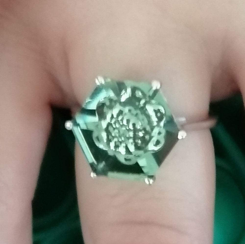 Erinite crystal ring - Picture 3 of 12